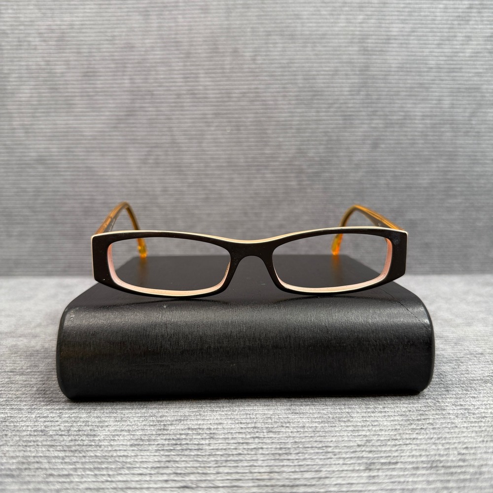 Juicy Couture Sonia 0JRY Brown Pink Rectangular Y2K Eyeglasses Frames Only 135mm